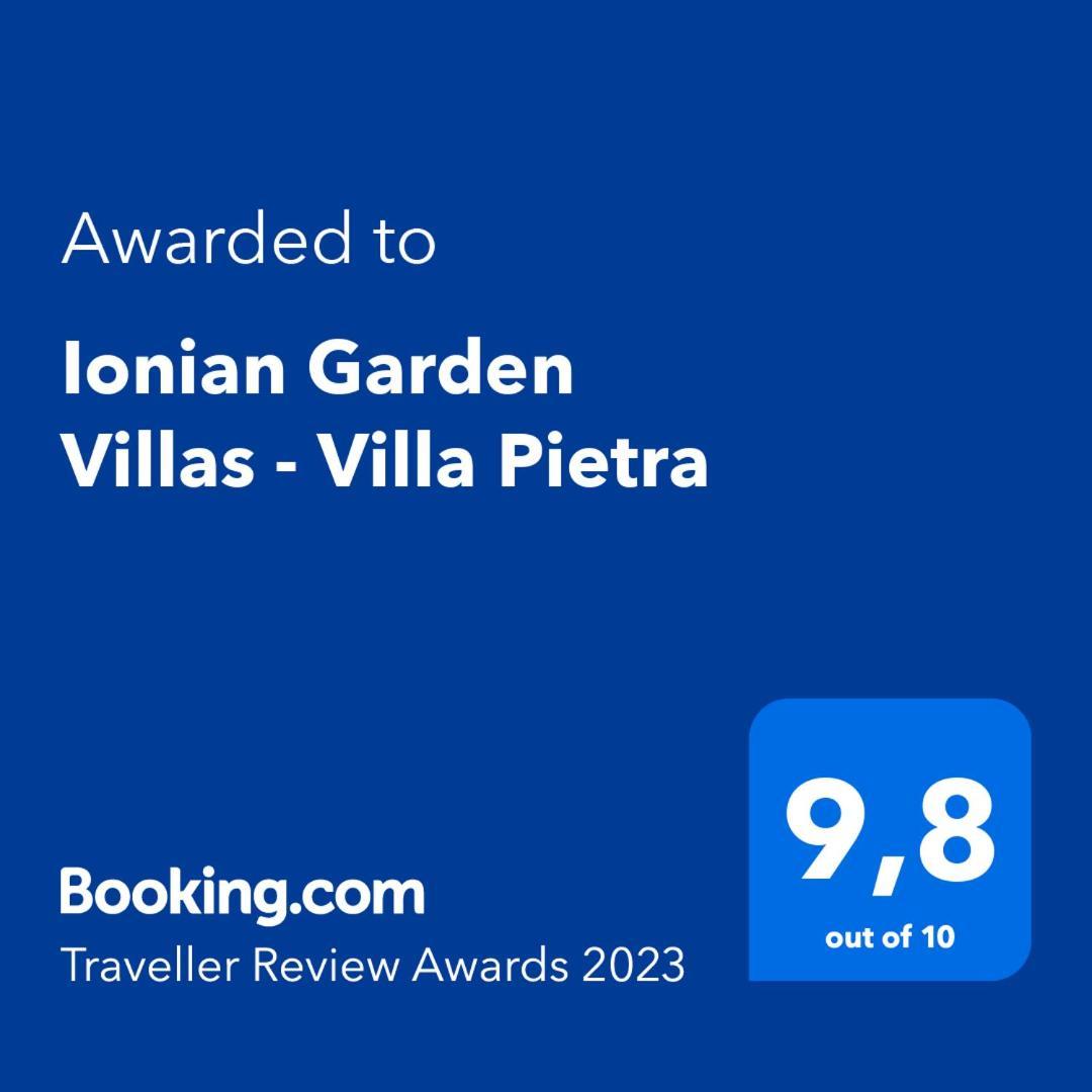 Ionian Garden Villas - Villa Pietra 바니체스 외부 사진