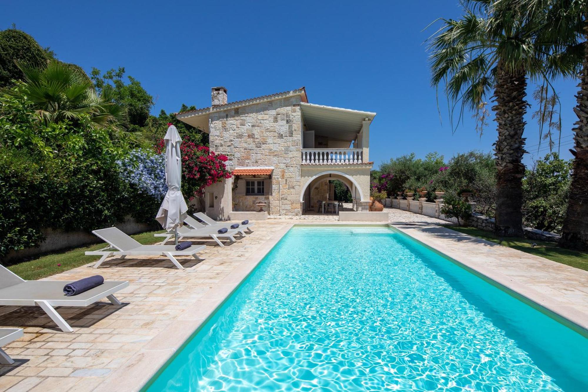 Ionian Garden Villas - Villa Pietra 바니체스 외부 사진